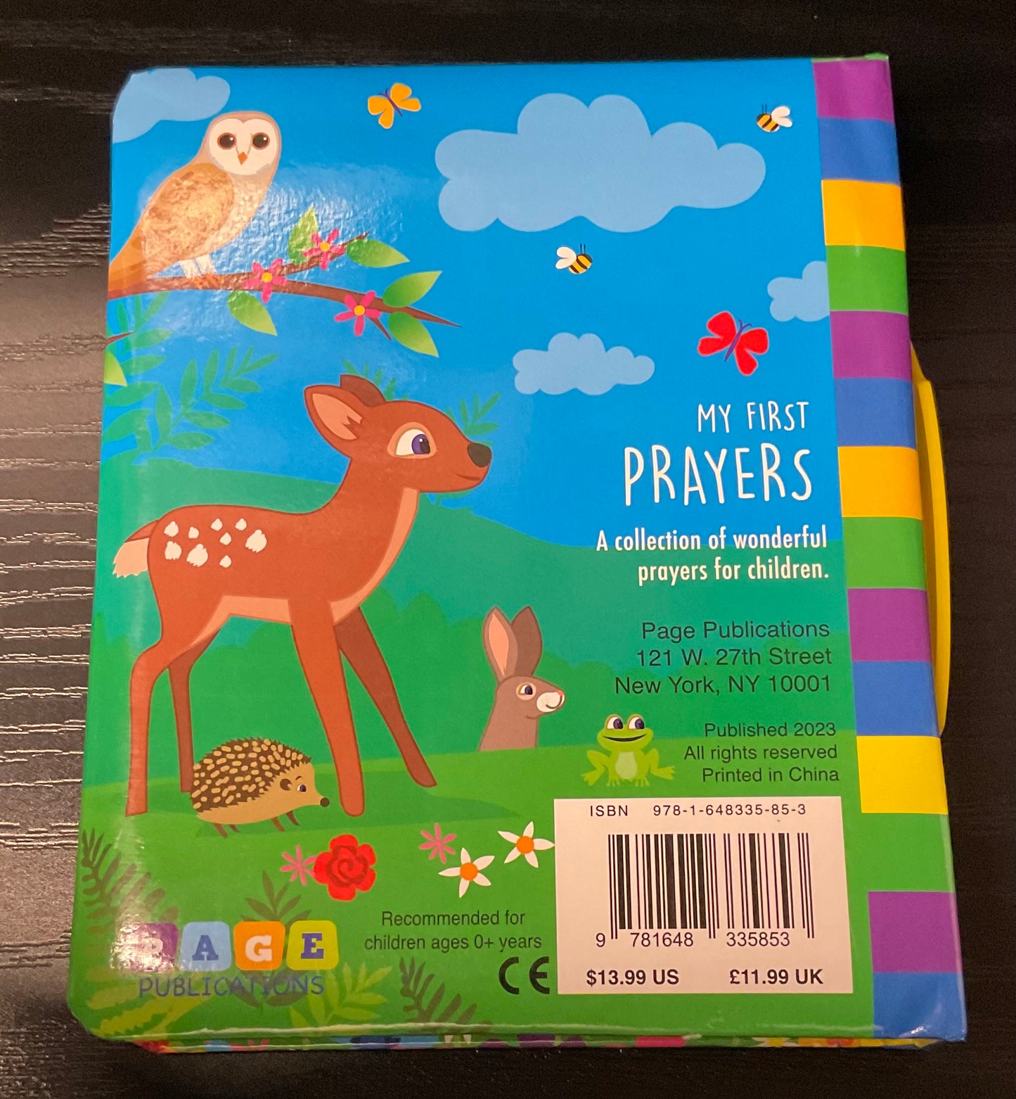 “MY FIRST PRAYERS” CHILDREN’S BOOK