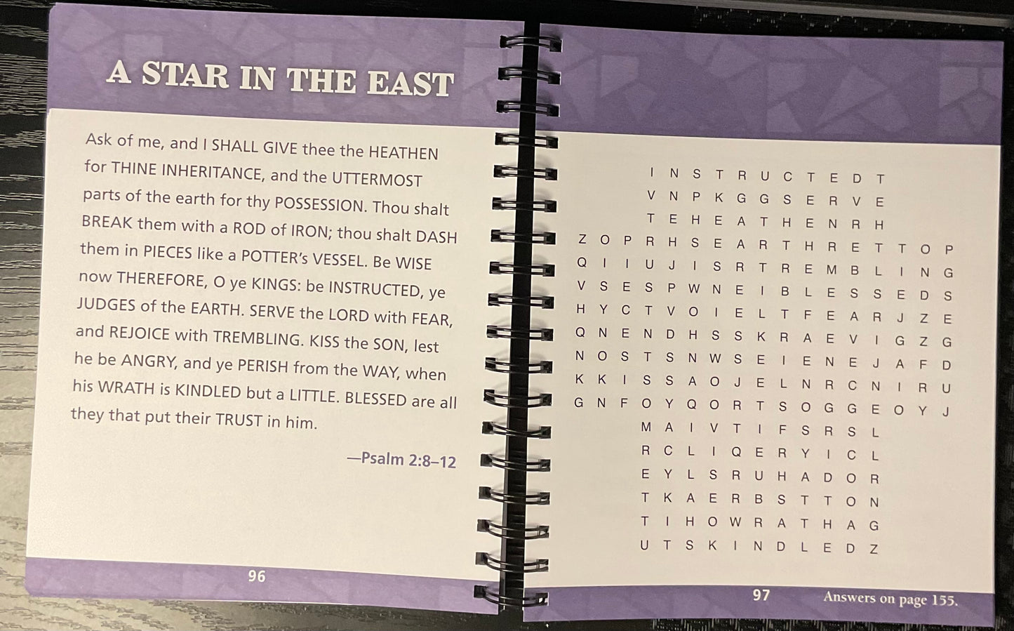 BIBLE WORD SEARCH - FAVORITE VERSUS EDITION ￼