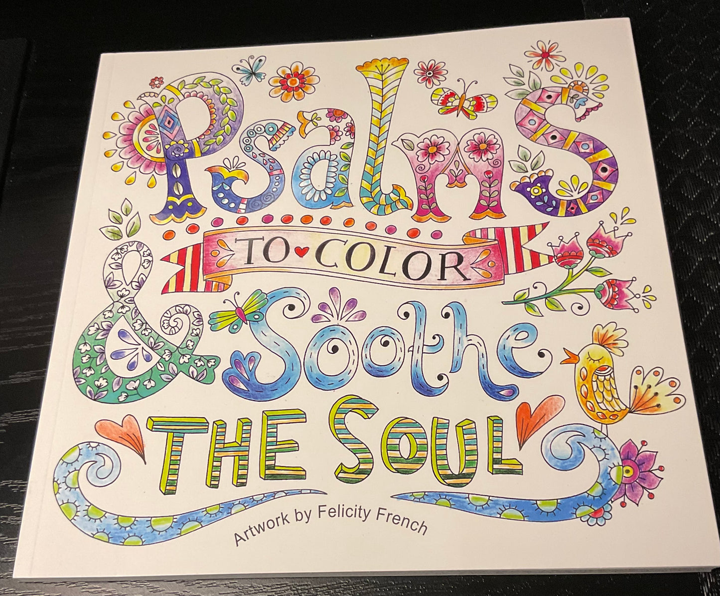 PSALMS COLORING BOOK & WATERCOLOR PENCILS