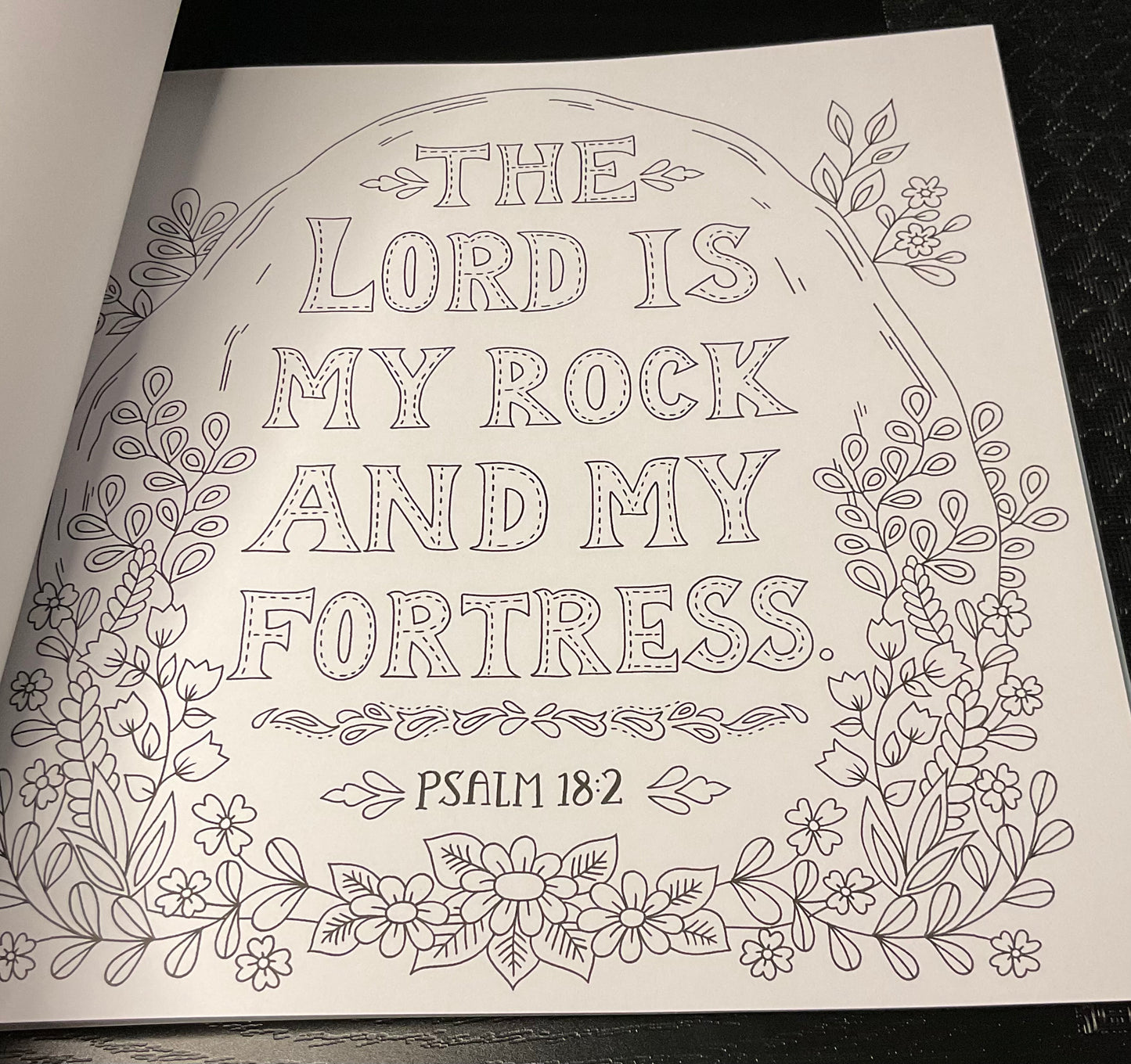 PSALMS COLORING BOOK & WATERCOLOR PENCILS