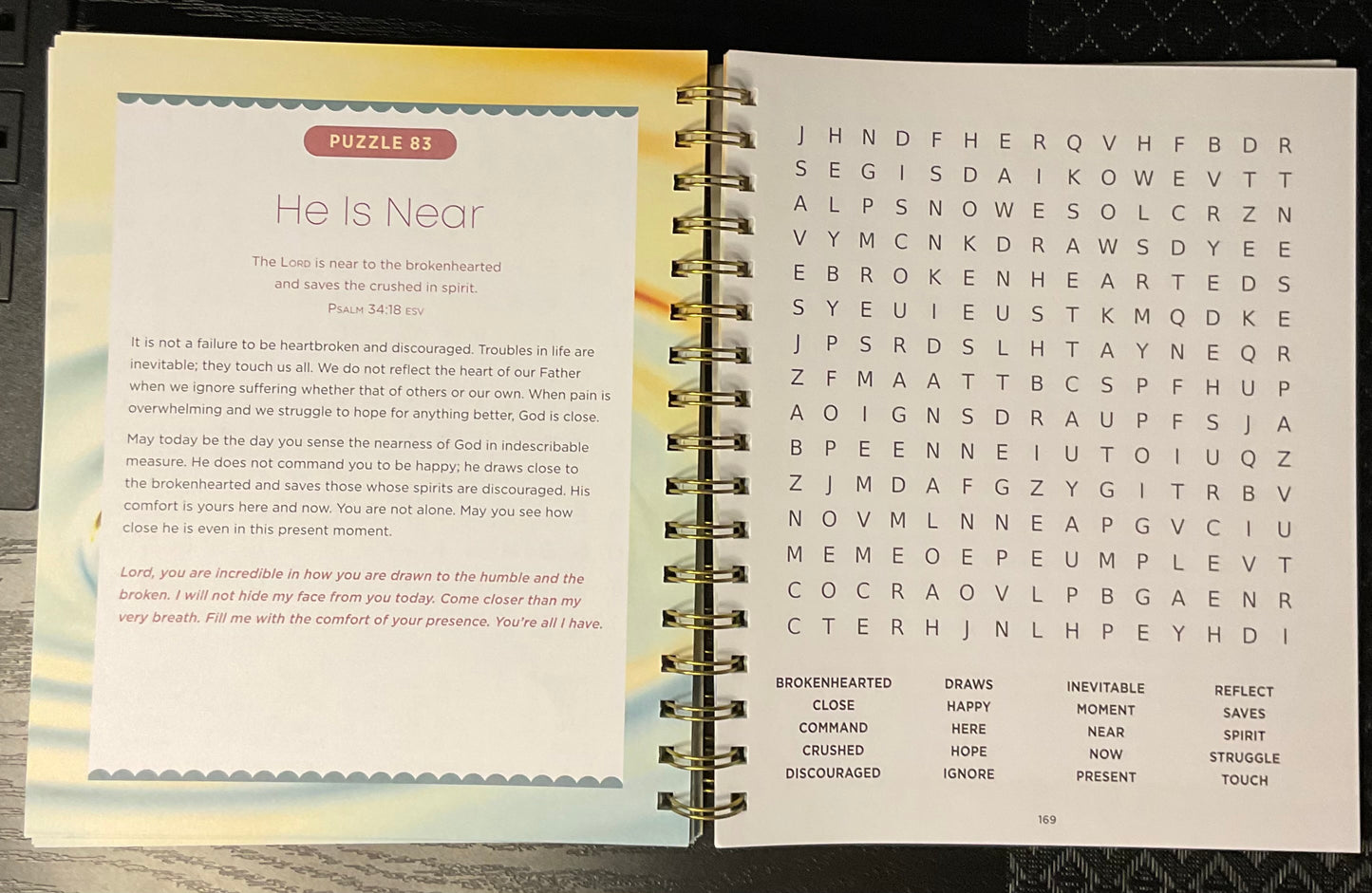 BIBLE WORD SEARCH - STRENGTH FOR DEPRESSION AND ANXIETY ￼