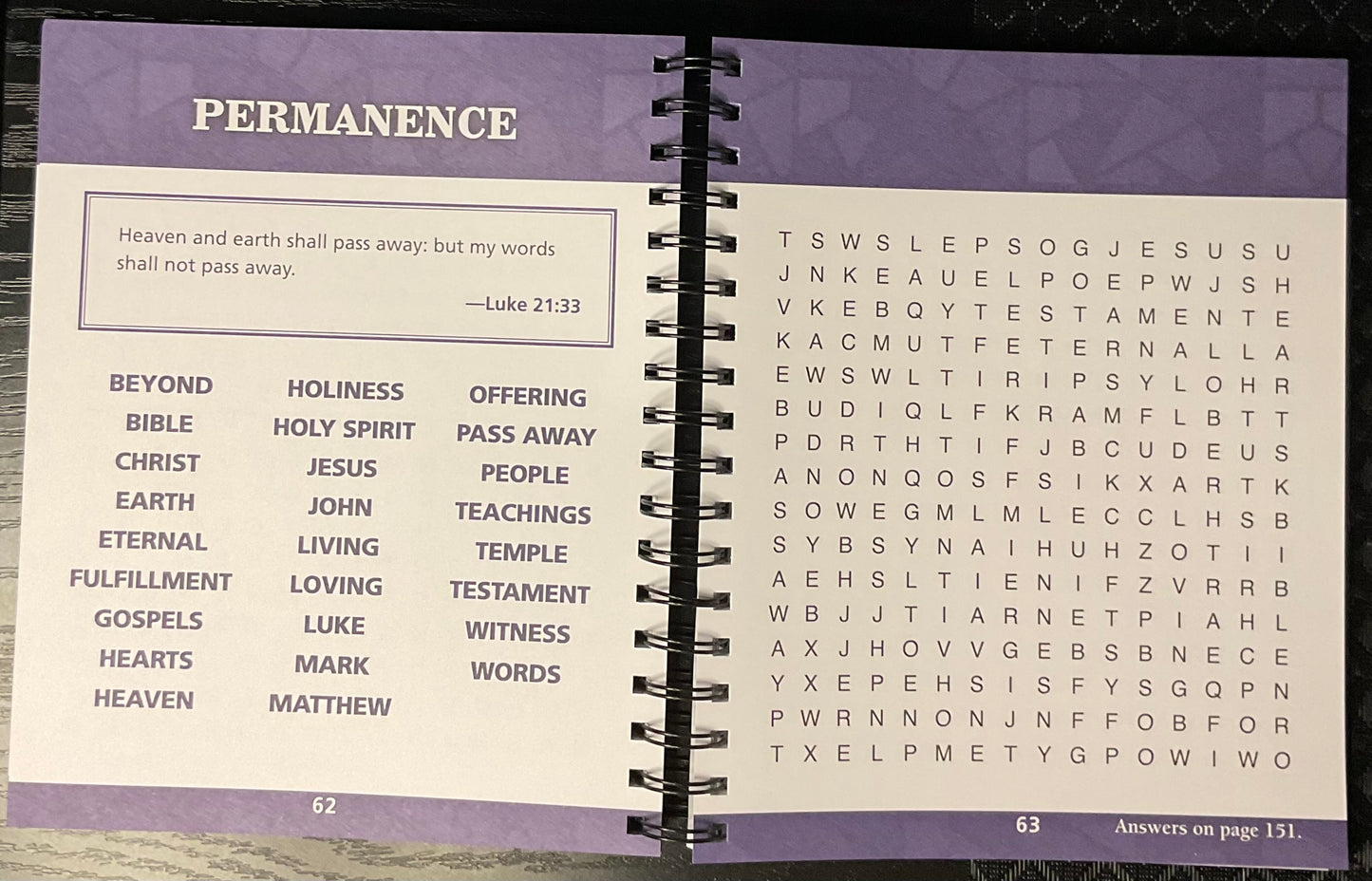 BIBLE WORD SEARCH - FAVORITE VERSUS EDITION ￼
