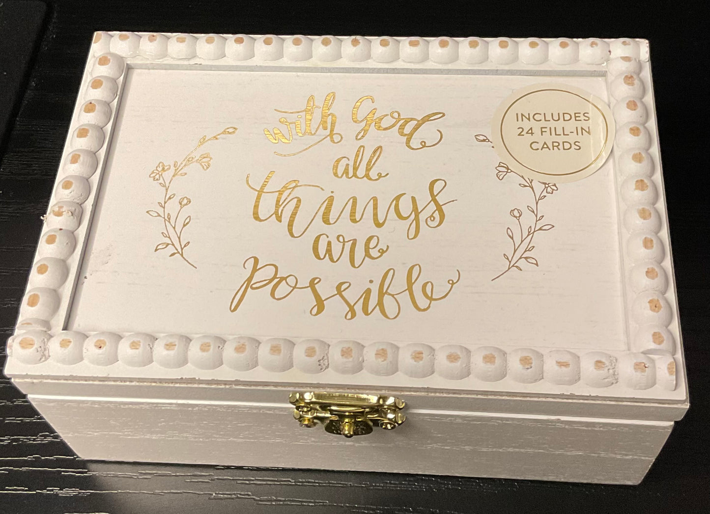 PRAYER BOX - WOODEN