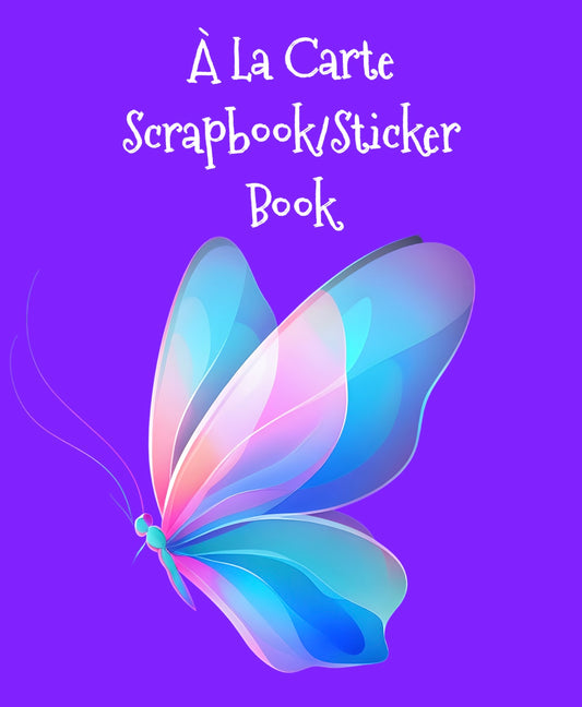 SCRAPBOOK/STICKER BOOK (Overstock)